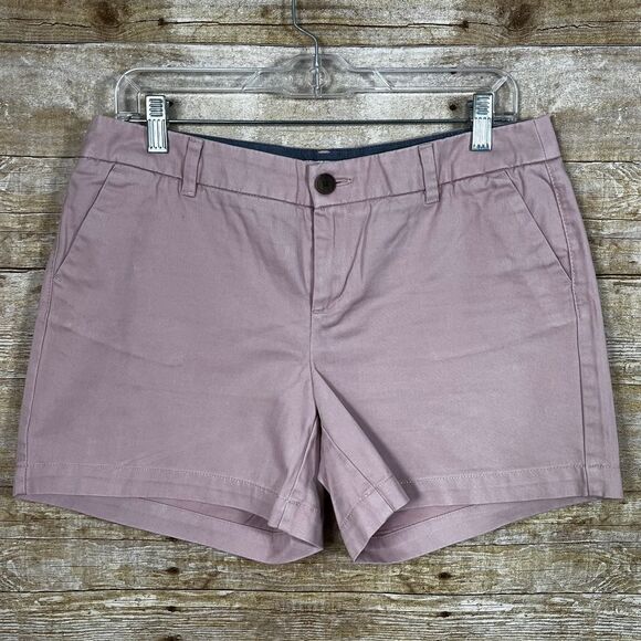MERONA FLAT FRONT CASUAL EVERYDAY WEAR CLASSIC COTTON CHINO SHORTS SZ. 6 - Picture 1 of 3